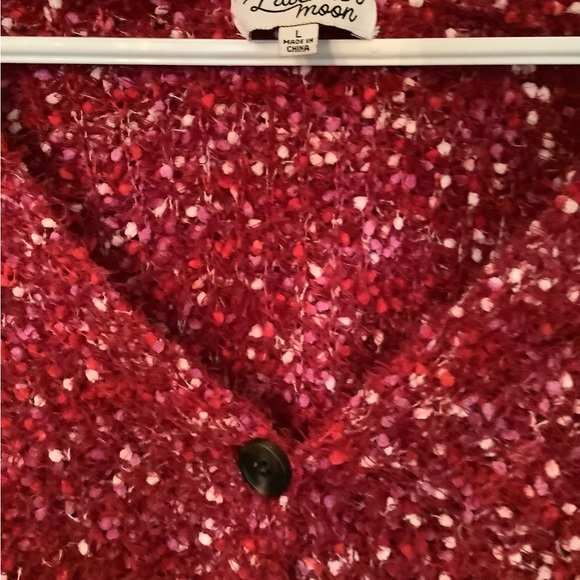 EUC Ladies Lavender Moon Red Sweater - Picture 3 of 3
